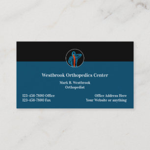 Carte De Visite Orthopédie médicale de la colonne vertébrale