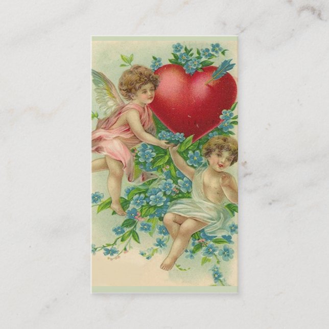 Carte De Visite Oublie-moi le noeud Valentine (Devant)