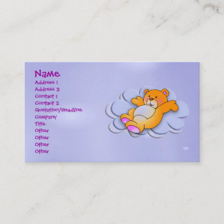 Carte De Visite Ours doux