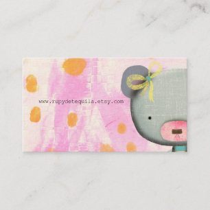 Carte De Visite Ours en peluche ART