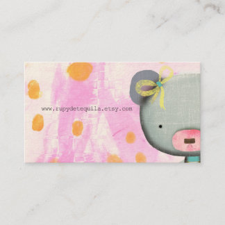 Carte De Visite Ours en peluche ART