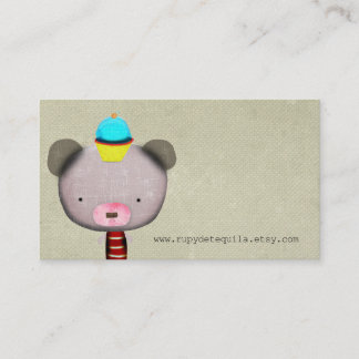 Carte De Visite OURS vintage