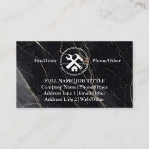 Carte De Visite Outil de charpentier pour constructeurs profession