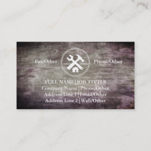 Carte De Visite Outil de charpentier pour constructeurs profession