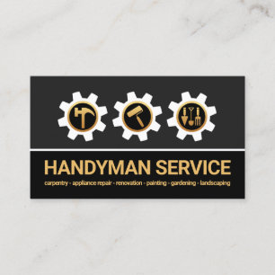 Carte De Visite Outil Sprocket Handyman Outils Icons Builder