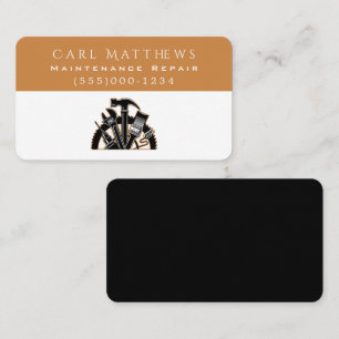 Carte De Visite Outils Conception Handyman Maintenance Service de