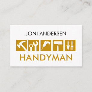 Carte De Visite Outils de bricolage créatifs icône