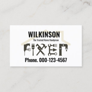 Carte De Visite Outils de bricolage de réparation de la maison Fix