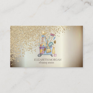 Carte De Visite Outils de Bucket Nettoyage des diamants Cool éléga