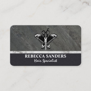 Carte De Visite Outils de coiffeur Soins capillaires Beauté