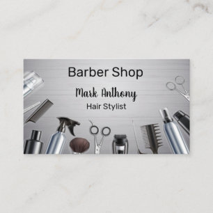 Carte De Visite Outils de coiffure Salon de coiffure Coiffeur
