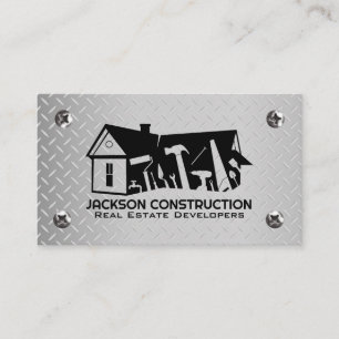 Carte De Visite Outils de construction   Constructeur de maisons