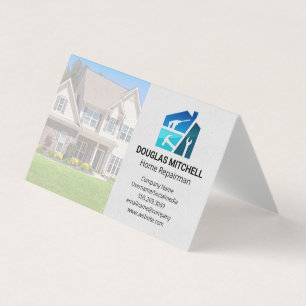 Carte De Visite Outils de rénovation de maison Entrepreneur géné