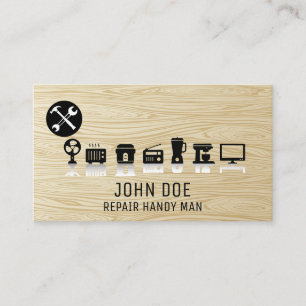 Carte De Visite Outils de réparation   Appareils électroménagers  