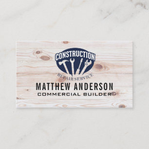 Carte De Visite Outils de réparation de construction Bâtisseur