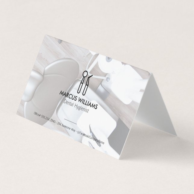 Carte De Visite Outils dentaires | Bureau des dentistes (Devant)