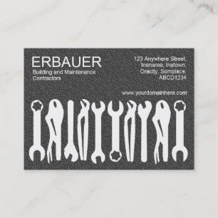 Carte De Visite Outils du commerce (Chubby) - Tex gris foncé