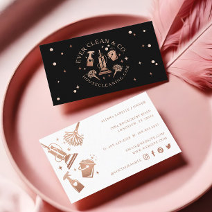 Carte De Visite Outils et fournitures de nettoyage ménager et mais