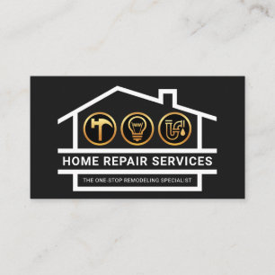 Carte De Visite Outils Handyman Structure