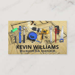 Carte De Visite Outils matériels   Schémas de construction   Bois