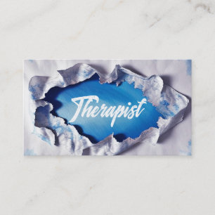Carte De Visite Ouvrez-vous à la thérapie Thérapeute