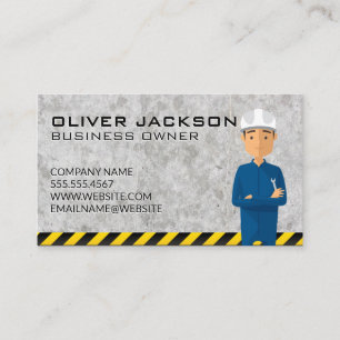 Carte De Visite Ouvrier de construction Handyman