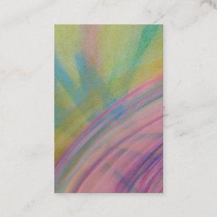 Carte De Visite P9 Art Abstrait Coloré Unique