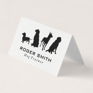 Carte De Visite Pack Canine   Formation des chiens