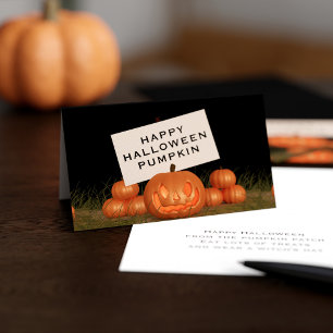 Carte De Visite Pack de citrouilles effrayantes de 25 petites cart