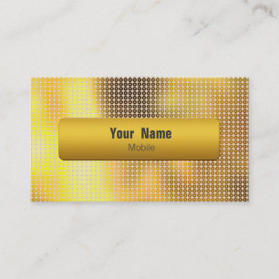 Carte De Visite Paillette d'or