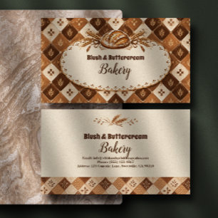 Carte De Visite Pain de campagne au levain Patchwork Bakery