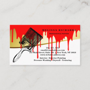 Carte De Visite Painter Business Card