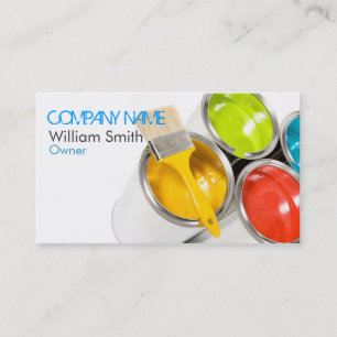 Carte De Visite Painter Business Card