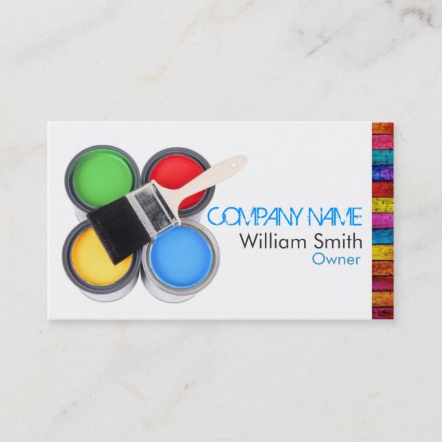 Carte De Visite Painter Business Card (Devant)