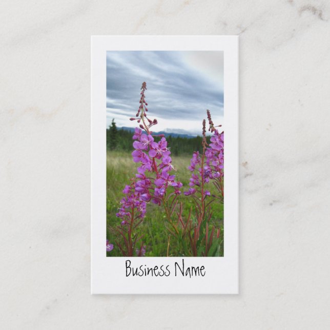 Carte De Visite Paires de Fireweed (Devant)