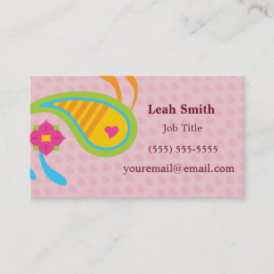 Carte De Visite Paisley Fun