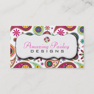Carte De Visite Paisley stupéfiant