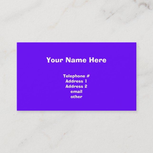 Carte De Visite Paix, Amour, Dinosaures (Devant)