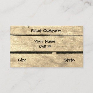 Carte De Visite palettes Produits de stockage