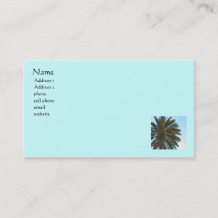 Carte De Visite palmier