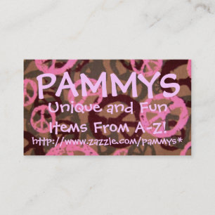 Carte De Visite PAMMYS, http://www.zazzle.com/pammys*..