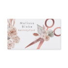 pampas herbe ciseaux coiffeur