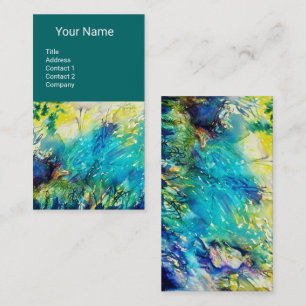 CARTE DE VISITE PAN JOUER FLUTE ET CERF EN BOIS VERT