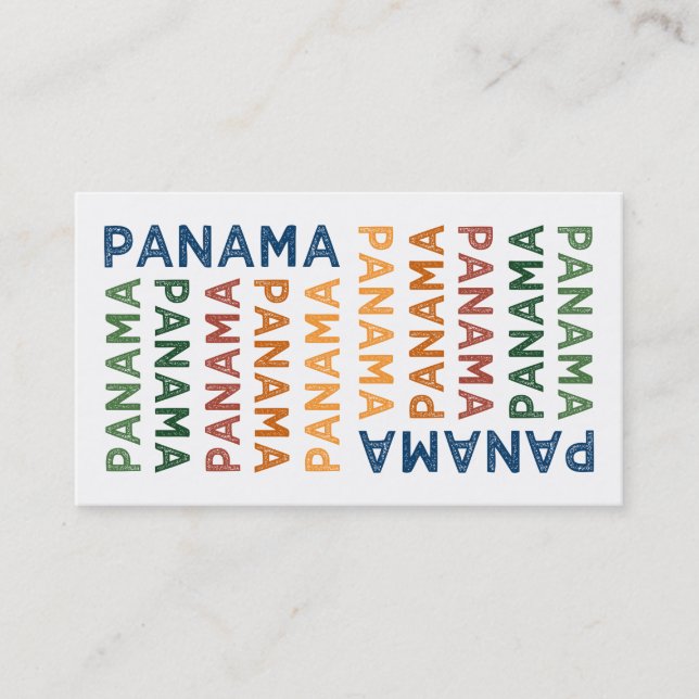 Carte De Visite Panama Cute (Devant)