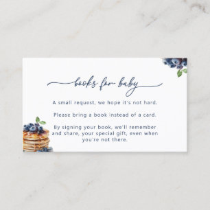Carte De Visite Pancakes Baby Brunch Baby shower Livres Baby Card