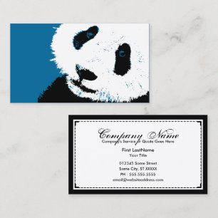 Carte De Visite panda.
