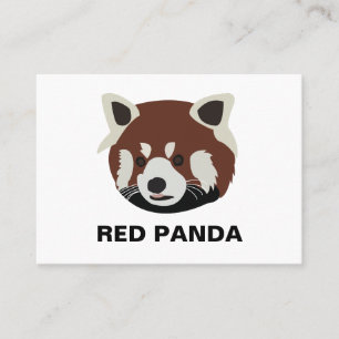 Carte De Visite Panda roux Raton laveur Panda roux