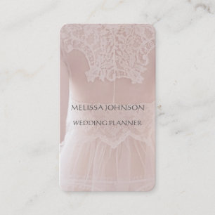 Carte De Visite Panier d'affaires Wedding planner Stylist personna