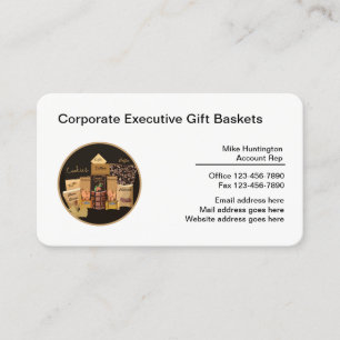 Carte De Visite Paniers-cadeaux pour dirigeants d'entreprise