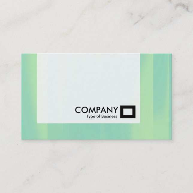 Carte De Visite Panneau - Aqua Abstrait (Devant)